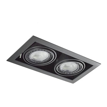 Azzardo AZ2875 - Luz embutida NOVA 2xGU10-ES111/50W/230V