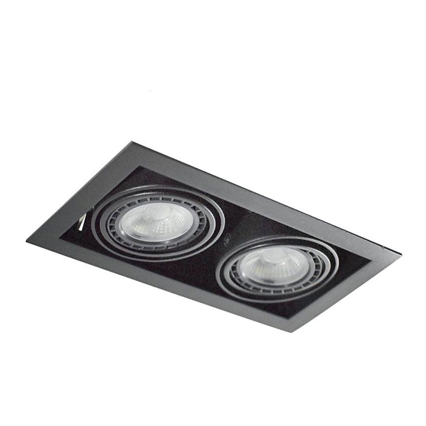 Azzardo AZ2875 - Luz embutida NOVA 2xGU10-ES111/50W/230V