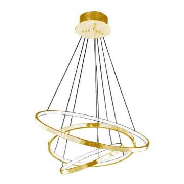 Azzardo AZ2918 - Candelabro num fio fosco LED WHEEL 3xLED/80W/230V