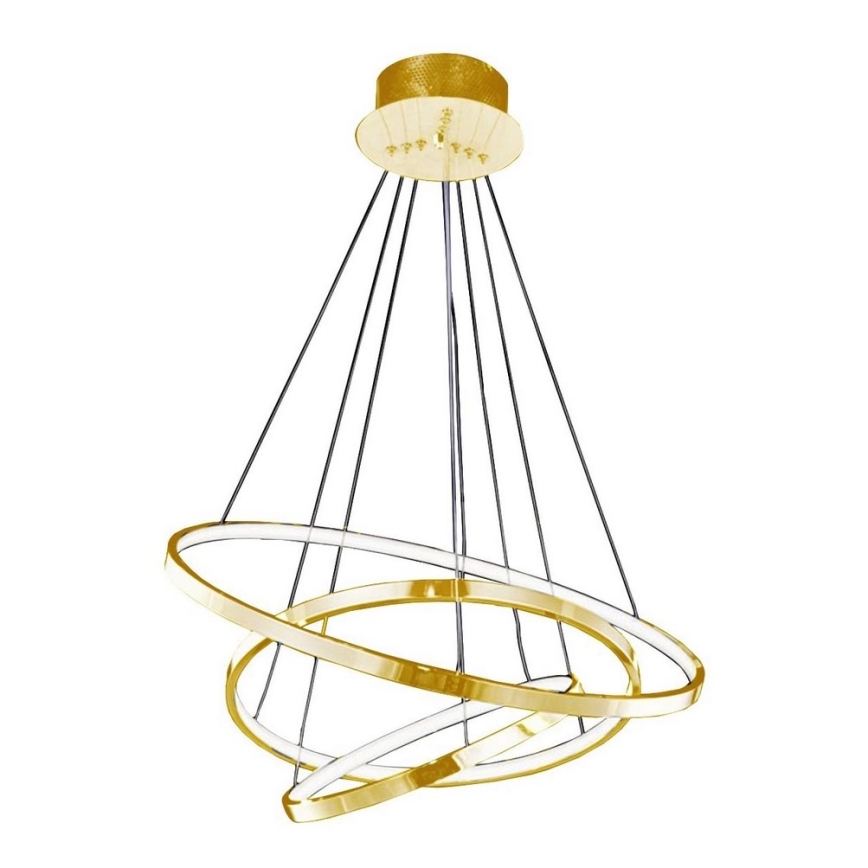 Azzardo AZ2918 - Candelabro num fio fosco LED WHEEL 3xLED/80W/230V