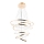Azzardo AZ2921 - Candelabro num fio fosco LED WHEEL 6xLED/140W/230V