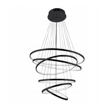 Azzardo AZ2923 - Candelabro num fio fosco LED WHEEL 6xLED/140W/230V