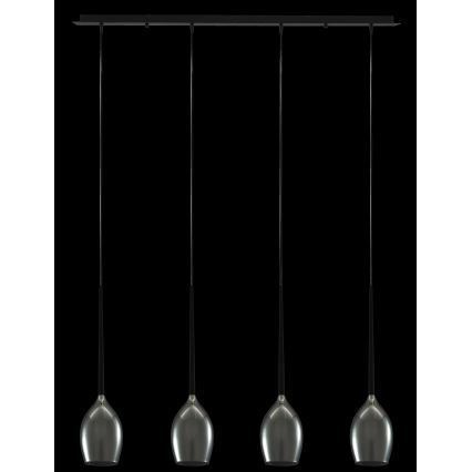 Azzardo AZ2938 - Candelabro num fio IZZA 4xE14/40W/230V