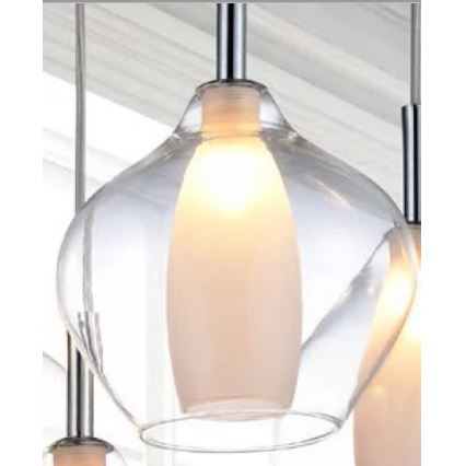 Azzardo AZ3074 - Candelabro num fio AMBER 1xG9/40W/230V