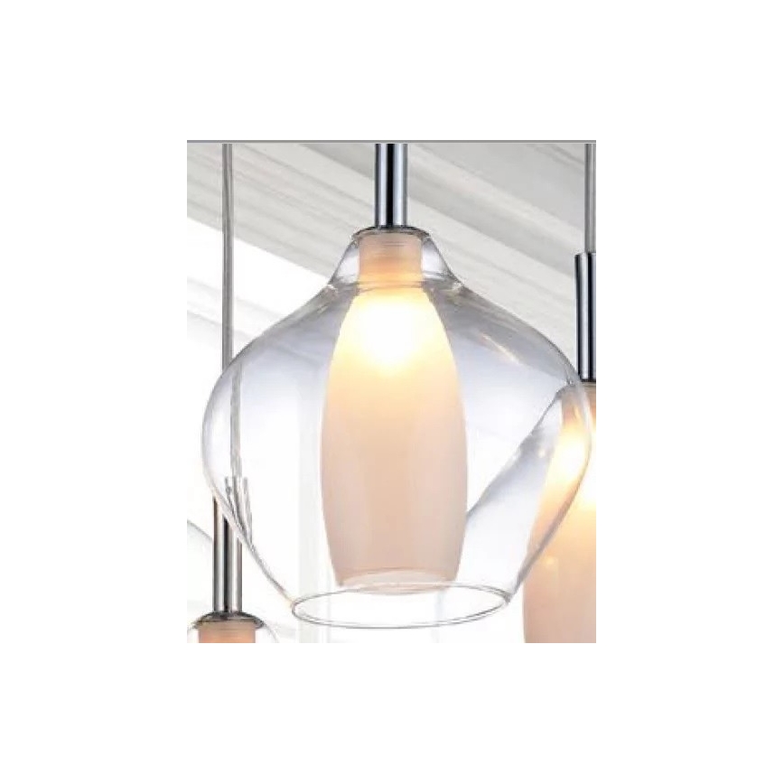 Azzardo AZ3074 - Candelabro num fio AMBER 1xG9/40W/230V