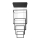 Azzardo AZ3139 - Candelabro suspenso LED com regulação OPERA LED/329W/230V preto