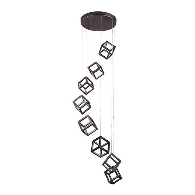 Azzardo AZ3151 - Candelabro suspenso LED com regulação STRANGE LED/150W/230V