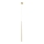 Azzardo AZ3156 - Candelabro pendurado LED LOUISE LED/3W/230V dourado