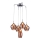 Azzardo AZ3172 - Candelabro num fio MILANO 5xG9/40W/230V