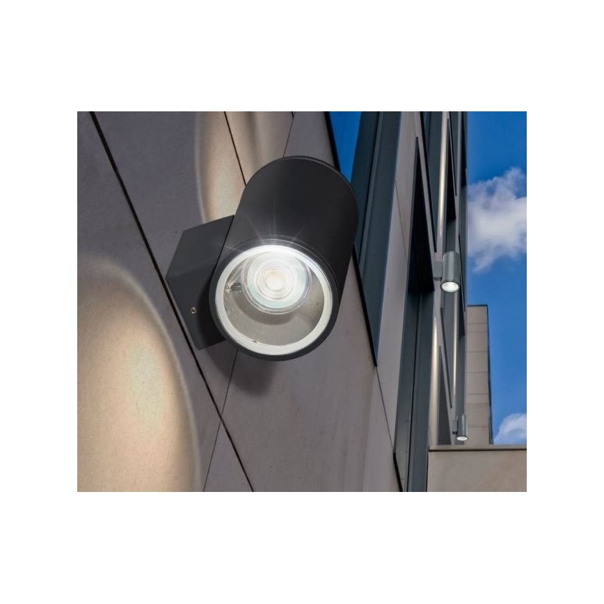 Azzardo AZ3320 - Iluminação de parede de exterior JOE 2xGU10/35W/230V IP54