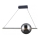 Azzardo AZ3351 - Candelabro suspenso LED com regulação SANDRA LED/36W/230V