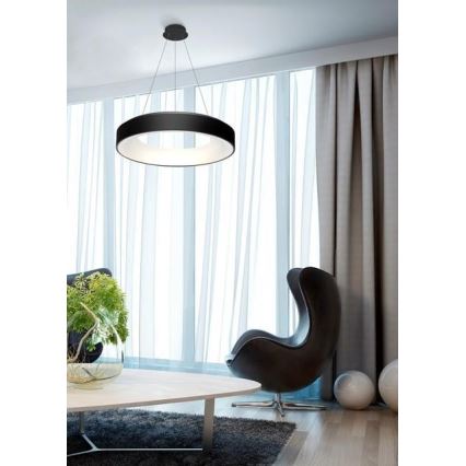 Azzardo AZ3449 - Candelabro num fio fosco LED SOVANA LED/80W/230V + controlo remoto