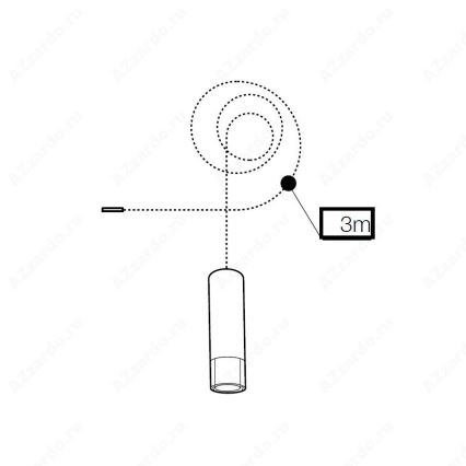 Azzardo AZ3457 - Suspensão ZIKO 1xG9/40W/230V