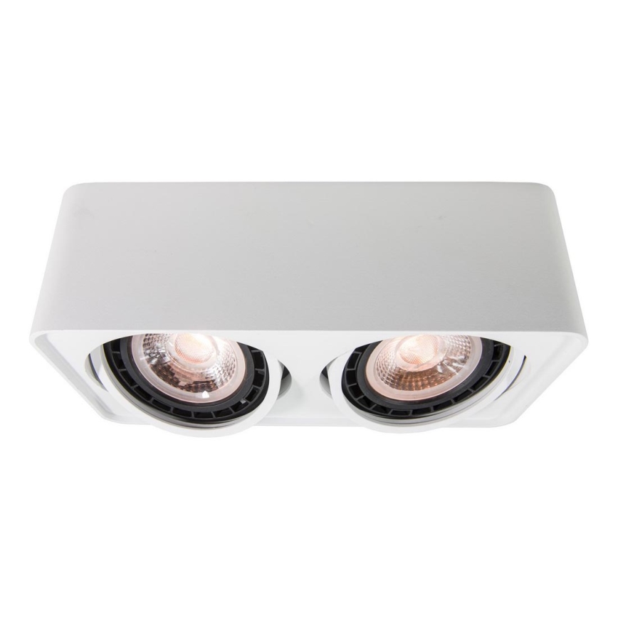 Azzardo AZ4132 - Foco PAOLA 2xGU10-ES111/16W/230V branco