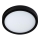Azzardo AZ4235 - Iluminação de teto LED MALTA LED/12W/230V diâmetro 17 cm preta