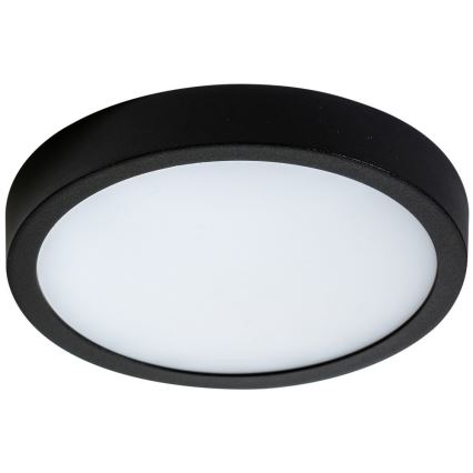 Azzardo AZ4235 - Iluminação de teto LED MALTA LED/12W/230V diâmetro 17 cm preta