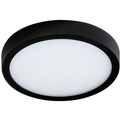 Azzardo AZ4235 - Iluminação de teto LED MALTA LED/12W/230V diâmetro 17 cm preta