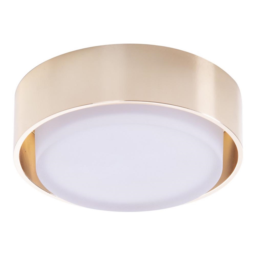 Azzardo AZ4390 - Foco de encastrar de casa de banho LED KASTORIA 7W/230V IP44 dourado