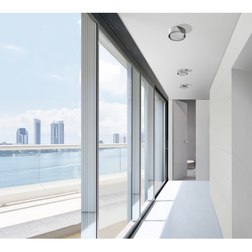 Azzardo AZ4390 - Foco de encastrar de casa de banho LED KASTORIA 7W/230V IP44 dourado