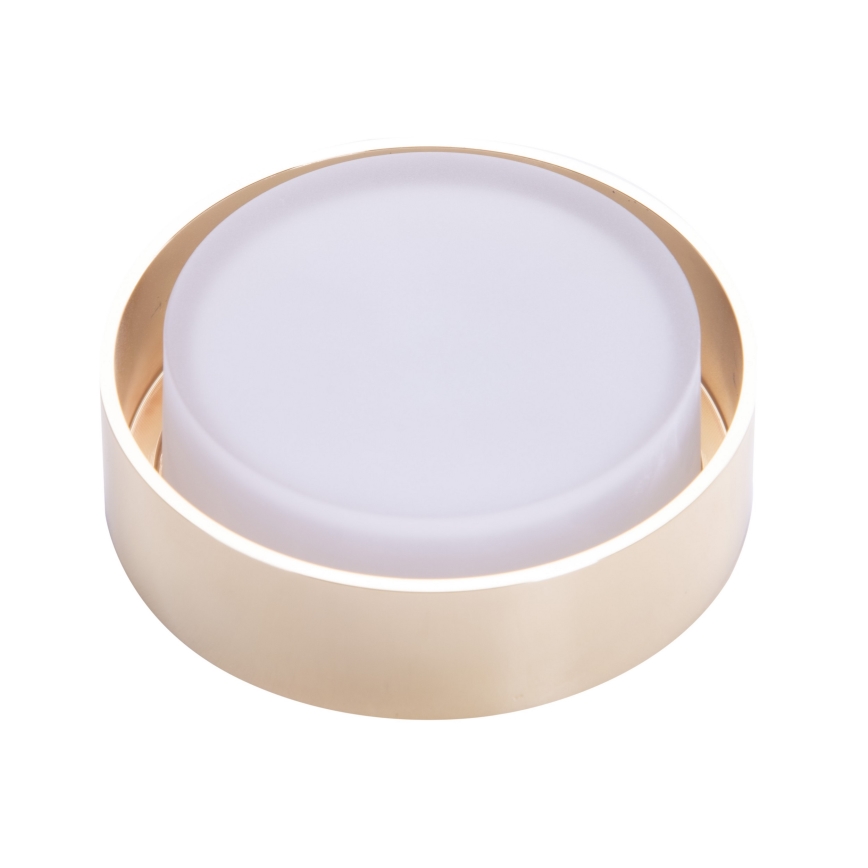 Azzardo AZ4390 - Foco de encastrar de casa de banho LED KASTORIA 7W/230V IP44 dourado