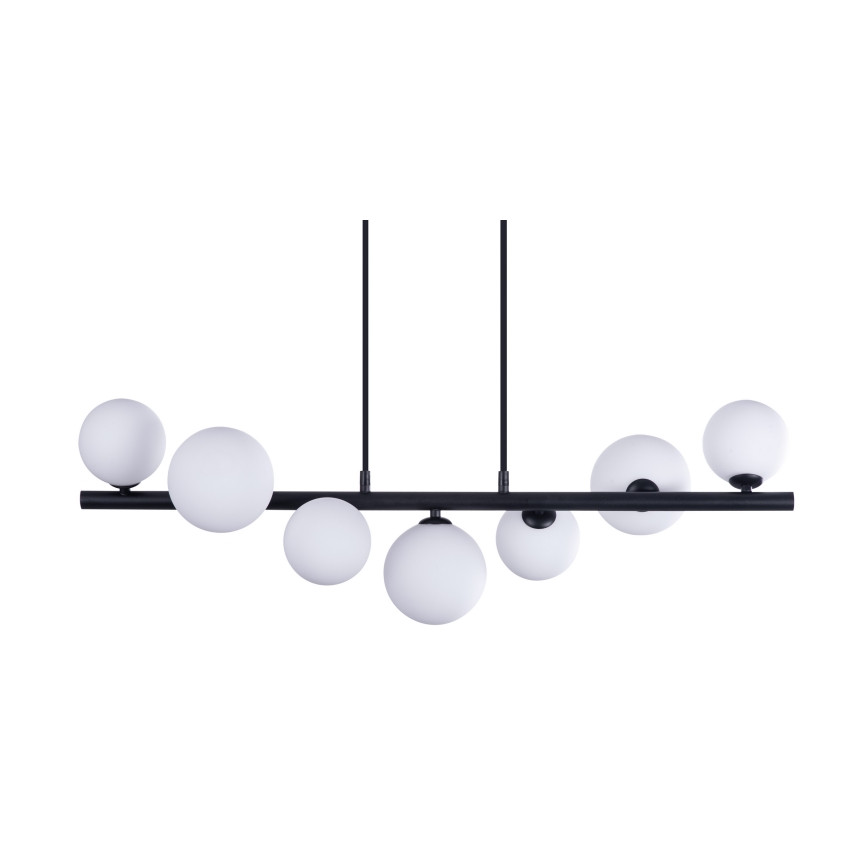 Azzardo AZ4406 - Candelabro suspenso SYBILLA 7xG9/25W/230V preto