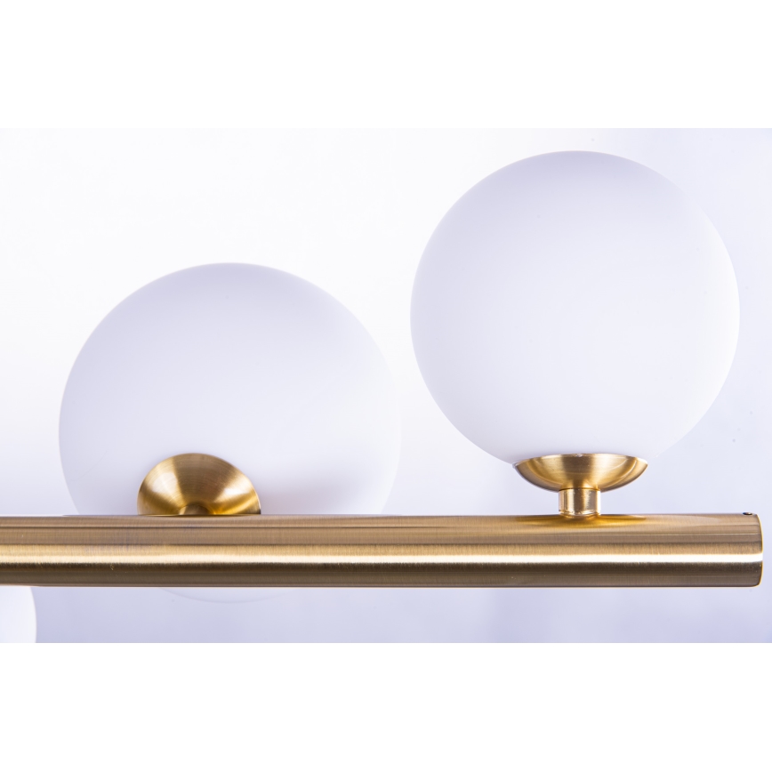 Azzardo AZ4409 - Candelabro suspenso SYBILLA 7xG9/25W/230V cobre