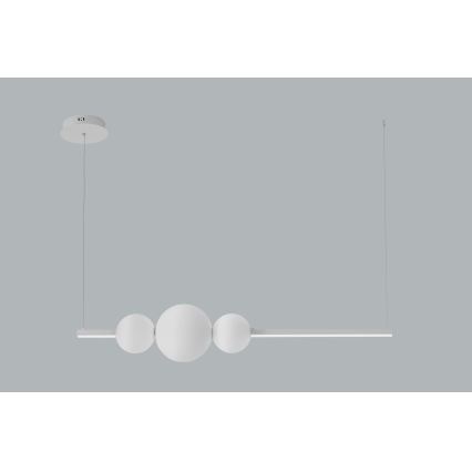Azzardo AZ4426 - Candelabro suspenso LED com regulação SANDRA LED/48W/230V branco