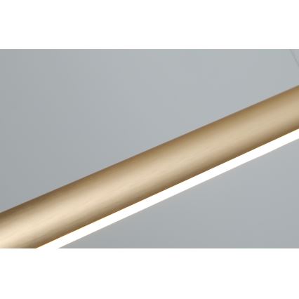 Azzardo AZ4427 - Candelabro suspenso LED com regulação SANDRA LED/48W/230V dourado