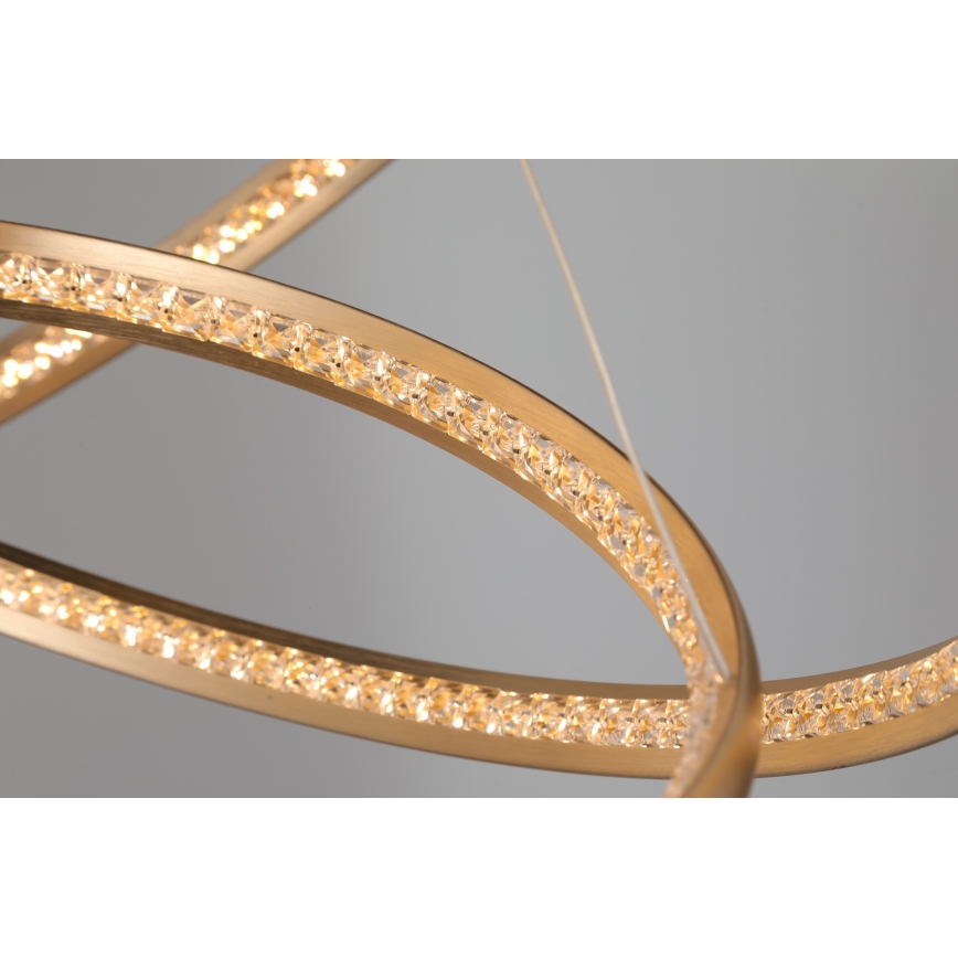 Azzardo AZ4429 - Candelabro suspenso LED BRIGHTON LED/55W/230V dourado