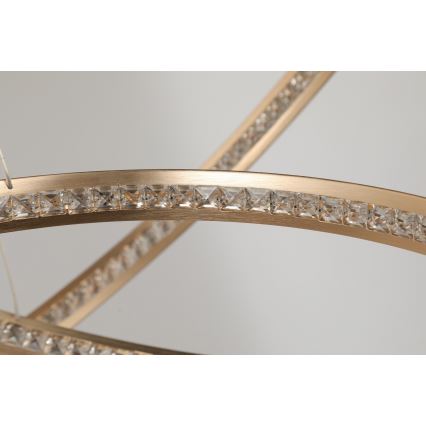 Azzardo AZ4429 - Candelabro suspenso LED BRIGHTON LED/55W/230V dourado
