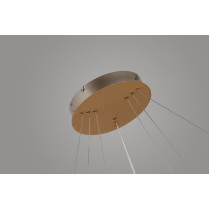 Azzardo AZ4429 - Candelabro suspenso LED BRIGHTON LED/55W/230V dourado