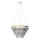 Azzardo AZ4906 - Candelabro suspenso de cristal SALERNO 12xG9/40W/230V