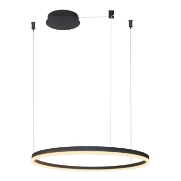 Azzardo AZ4960 -Candelabro suspenso LED com regulação HALO LED/54W/230V diâmetro 80 cm preto