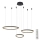 Azzardo AZ4972 - Candelabro suspenso LED com regulação HALO LED/120W/230V preto + controlo remoto