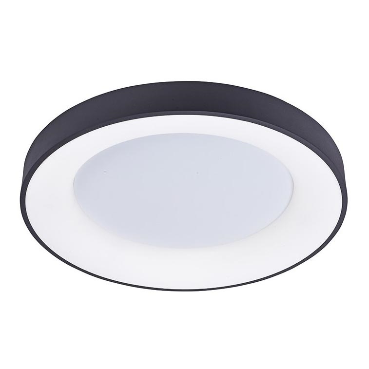 Azzardo AZ4987 - Iluminação de teto LED SANTANA LED/30W/230V preto