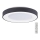 Azzardo AZ4991 - Iluminação de teto LED com regulação SANTANA LED/50W/230V preto + controlo remoto