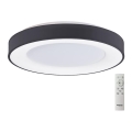 Azzardo AZ4991 - Luminária de teto LED dimmerizável SANTANA LED/50W/230V preta + comando à distância