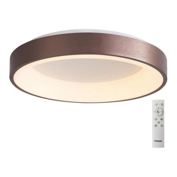 Azzardo AZ4994 - Iluminação de teto LED com regulação SANTANA LED/80W/230V ouro rosa + controlo remoto