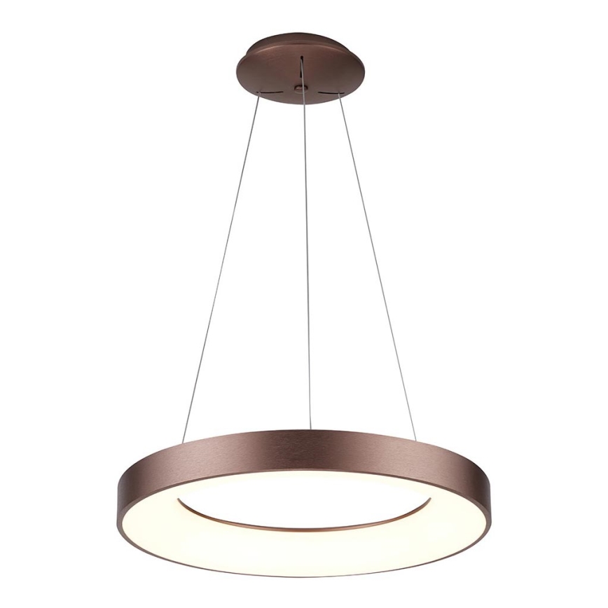 Azzardo AZ4998 - Candelabro suspenso LED SANTANA LED/30W/230V castanho