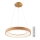 Azzardo AZ5010 - Candelabro suspenso LED com regulação SANTANA LED/50W/230V castanho + controlo remoto