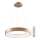 Azzardo AZ5013 - Candelabro suspenso LED com regulação SANTANA LED/80W/230V dourada + controlo remoto
