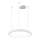 Azzardo AZ5015 - Candeeiro suspenso LED com regulação AGNES LED/38W/230V diâmetro 48 cm branco