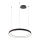 Azzardo AZ5016 -Candeeiro suspenso LED com regulação AGNES LED/38W/230V diâmetro 48 cm preto