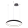 Azzardo AZ5022 - Candeeiro suspenso LED com regulação AGNES LED/60W/230V diâmetro 78 cm preto