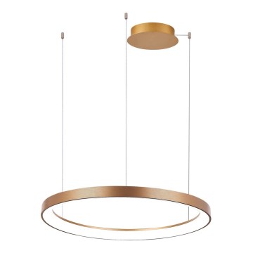 Azzardo AZ5023 - Candeeiro suspenso LED com regulação AGNES LED/60W/230V diâmetro 78 cm dourada