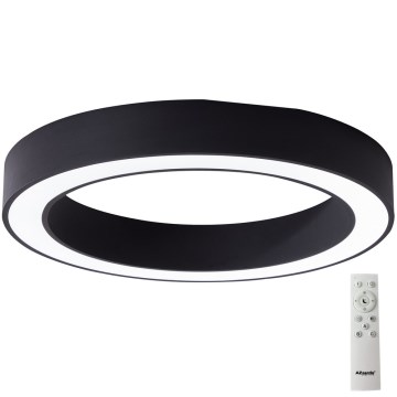 Azzardo AZ5041 - Iluminação de teto LED com regulação MARCO LED/100W/230V preto + controlo remoto