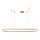 Azzardo AZ5056 - Candelabro suspenso LED com regulação ELENA LED/50W/230V 120 cm dourada