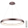 Azzardo AZ5059 - Candelabro suspenso LED com regulação ANTONIO LED/32W/230V castanho + controlo remoto