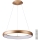 Azzardo AZ5067 - Candelabro suspenso LED com regulação ANTONIO LED/80W/230V dourada + controlo remoto