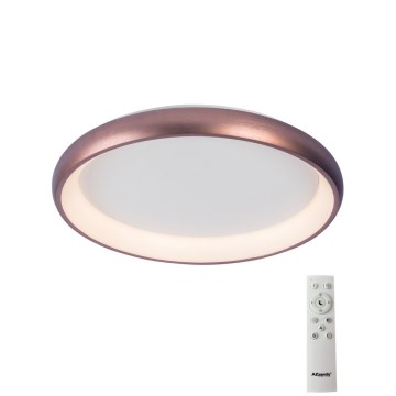 Azzardo AZ5068 - Iluminação de teto LED com regulação ANTONIO LED/32W/230V castanho + controlo remoto
